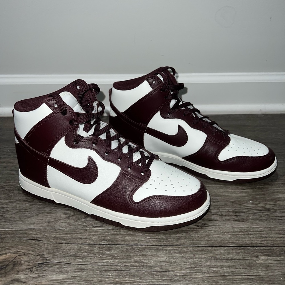 Nike Dunks Highs, Burgundy